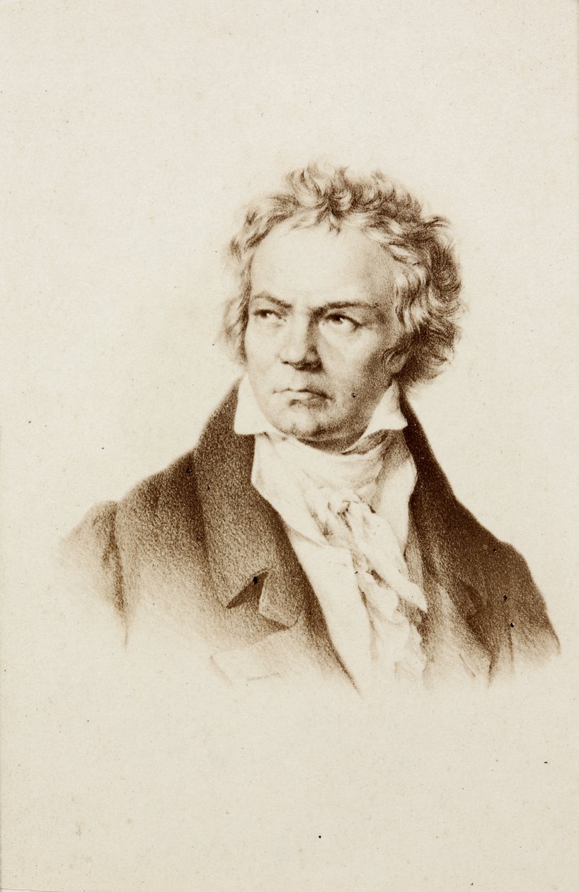 Ludwig van Beethoven'ın portresi by Unknown photographer