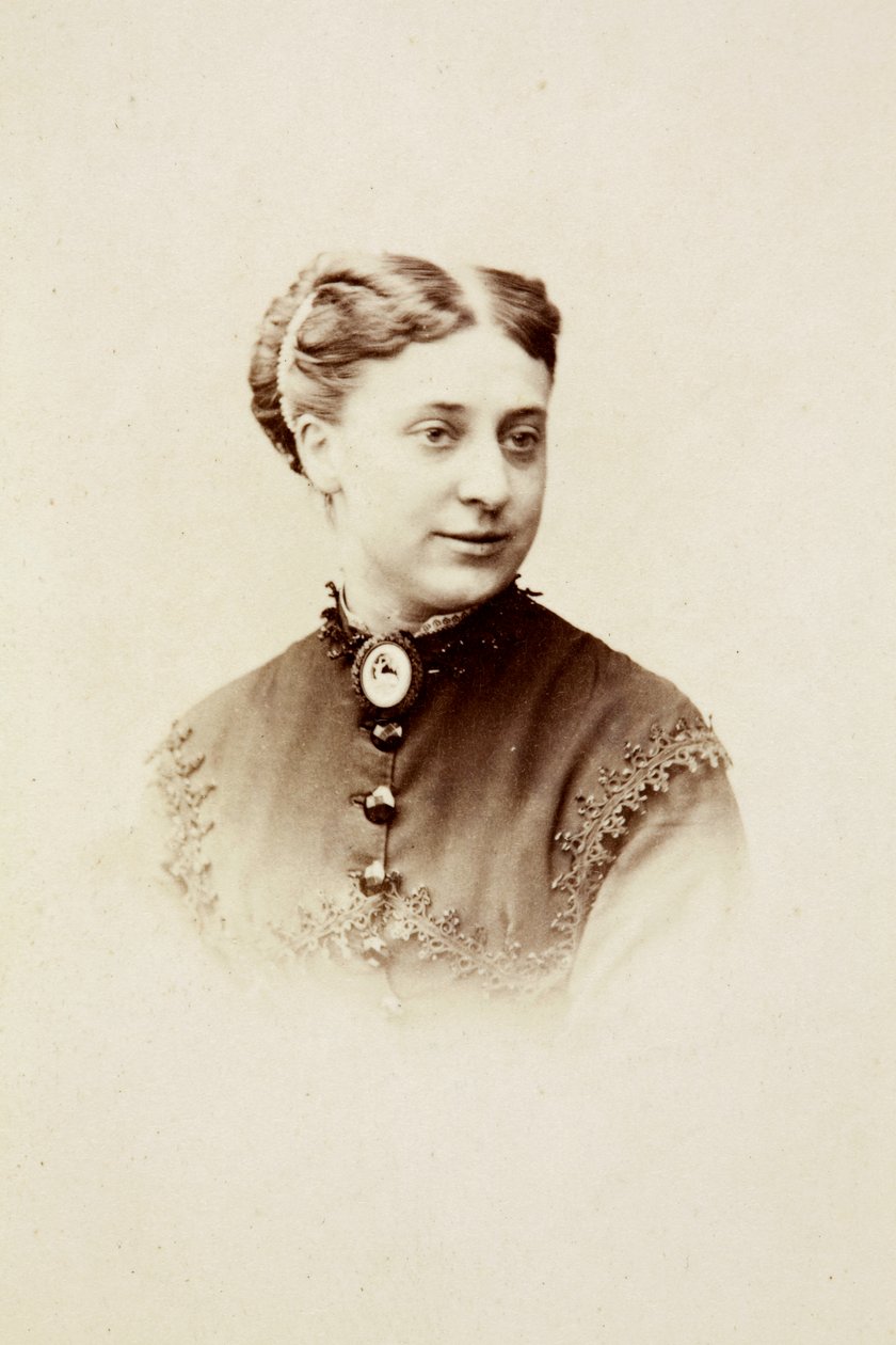 Bayan Dunlop'un Portresi, 1860'lar dolayları (s/b fotoğraf) by Unknown photographer