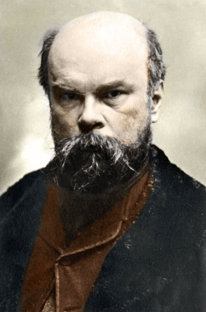 Paul Verlaine (1844-1896), Fransız şair portresi. by Unknown photographer