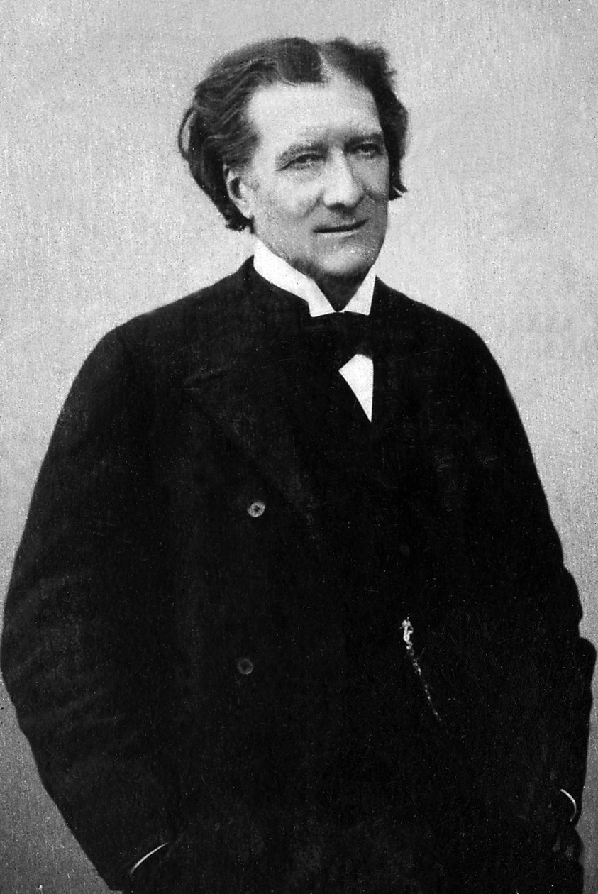 Victorien Sardou (1831-1908), Fransız oyun yazarı portresi. by Unknown photographer