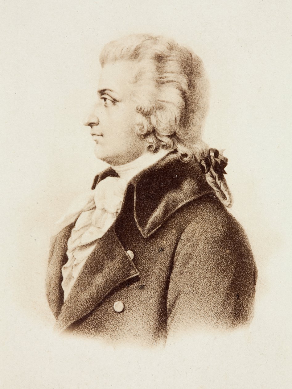 Wolfgang Amadeus Mozart'ın Portresi by Unknown photographer