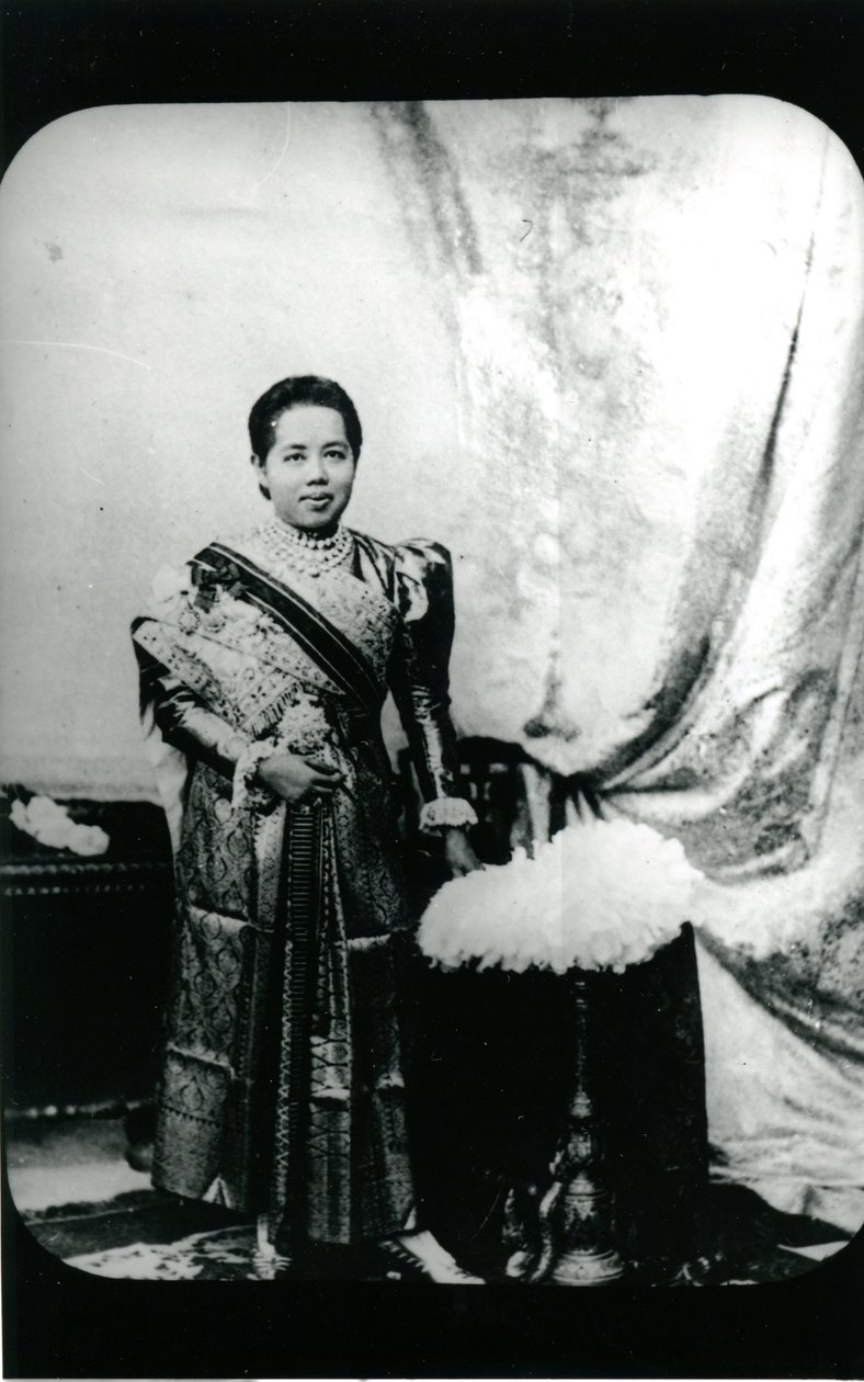 Kraliçe Saovabha Phongsri, 1880 dolayları (s/b fotoğraf) by Unknown photographer