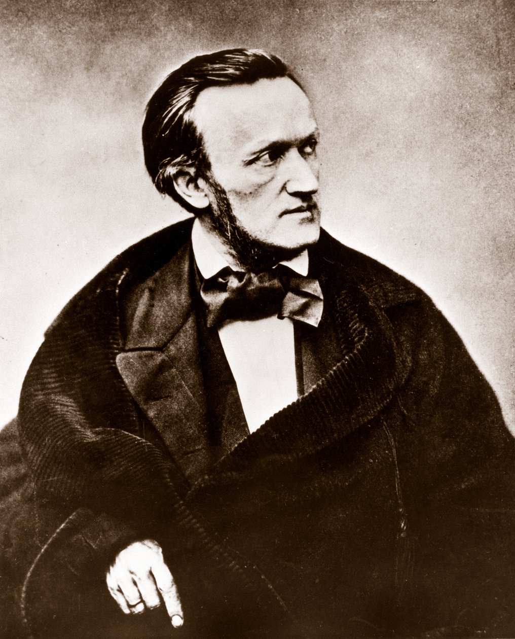 RICHARD WAGNER (1813-1883) Alman besteci - Fotoğraf portre by Unknown photographer