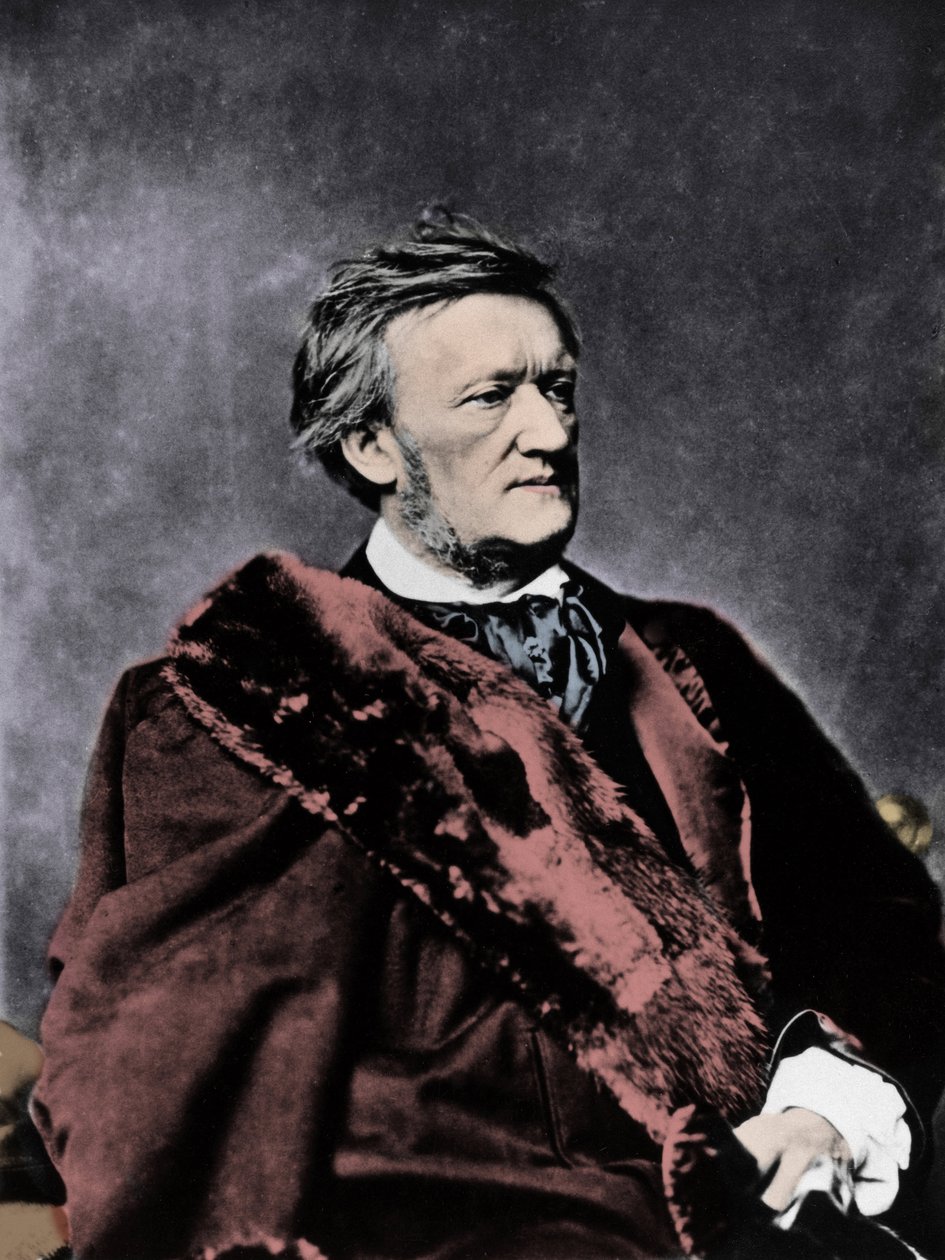 RICHARD WAGNER (1813-1883) Alman besteci - Portre fotoğrafı by Unknown photographer