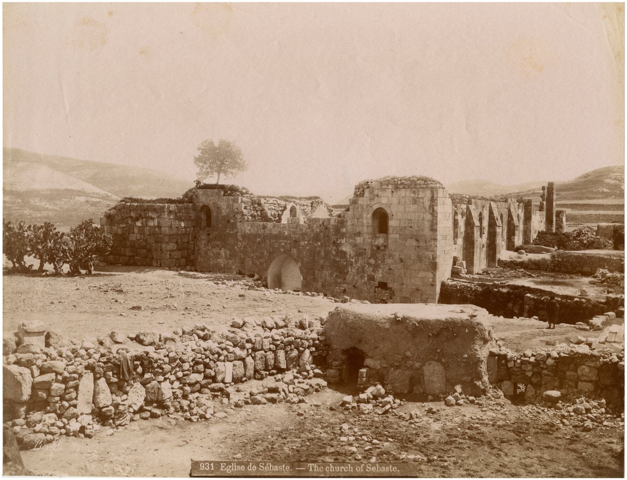 Kutsal Kırk Şehitler Kilisesi Harabeleri, Sebaste (Sivas), Türkiye, yaklaşık 1890 by Unknown photographer