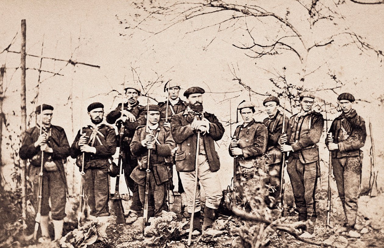 Üçüncü Carlist Savaşı (1872-1876): Santa Cruz tedavisi ve koruyucusu. Fotoğraf İspanya, San Sebastian, San Telmo Belediye Müzesi. by Unknown photographer