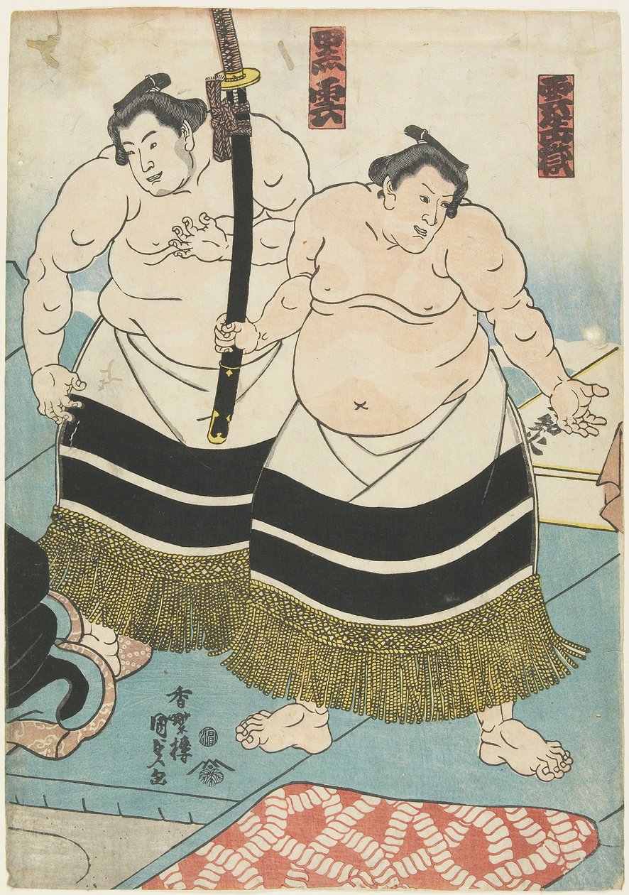 Unjo_only ve Kurokumo, 1843-1847 by Utagawa Kunisada