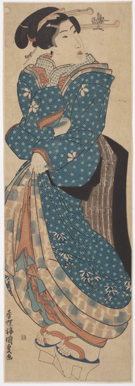 duran kadın by Utagawa (1786 1865) Kunisada