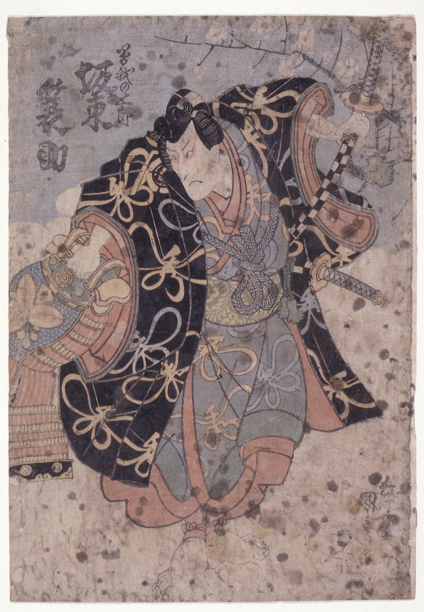 Bant? Minosuke Soga Gor Rolünde mi? (renkli tahta baskı) by Utagawa (1786 1865) Kunisada
