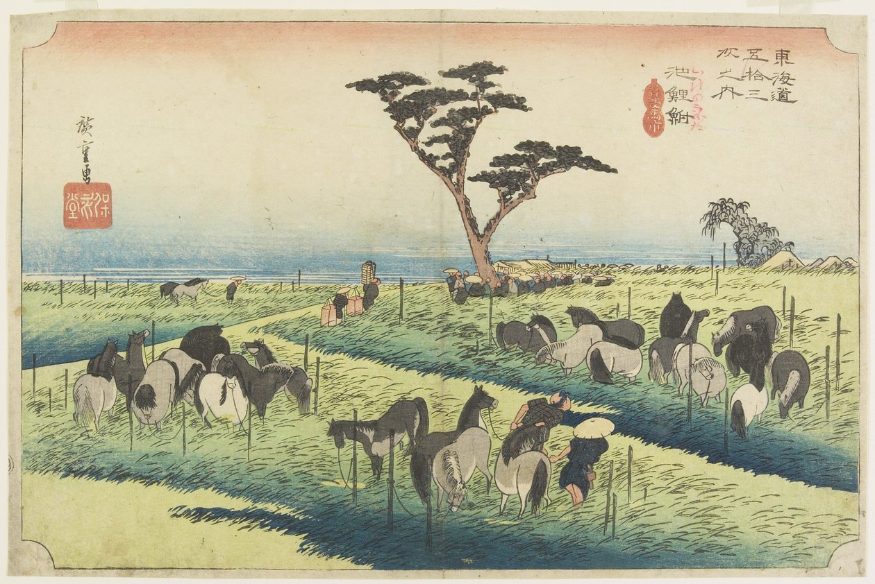 Nisan At Fuarı, Chiryu_, c. 1833 by Utagawa Hiroshige