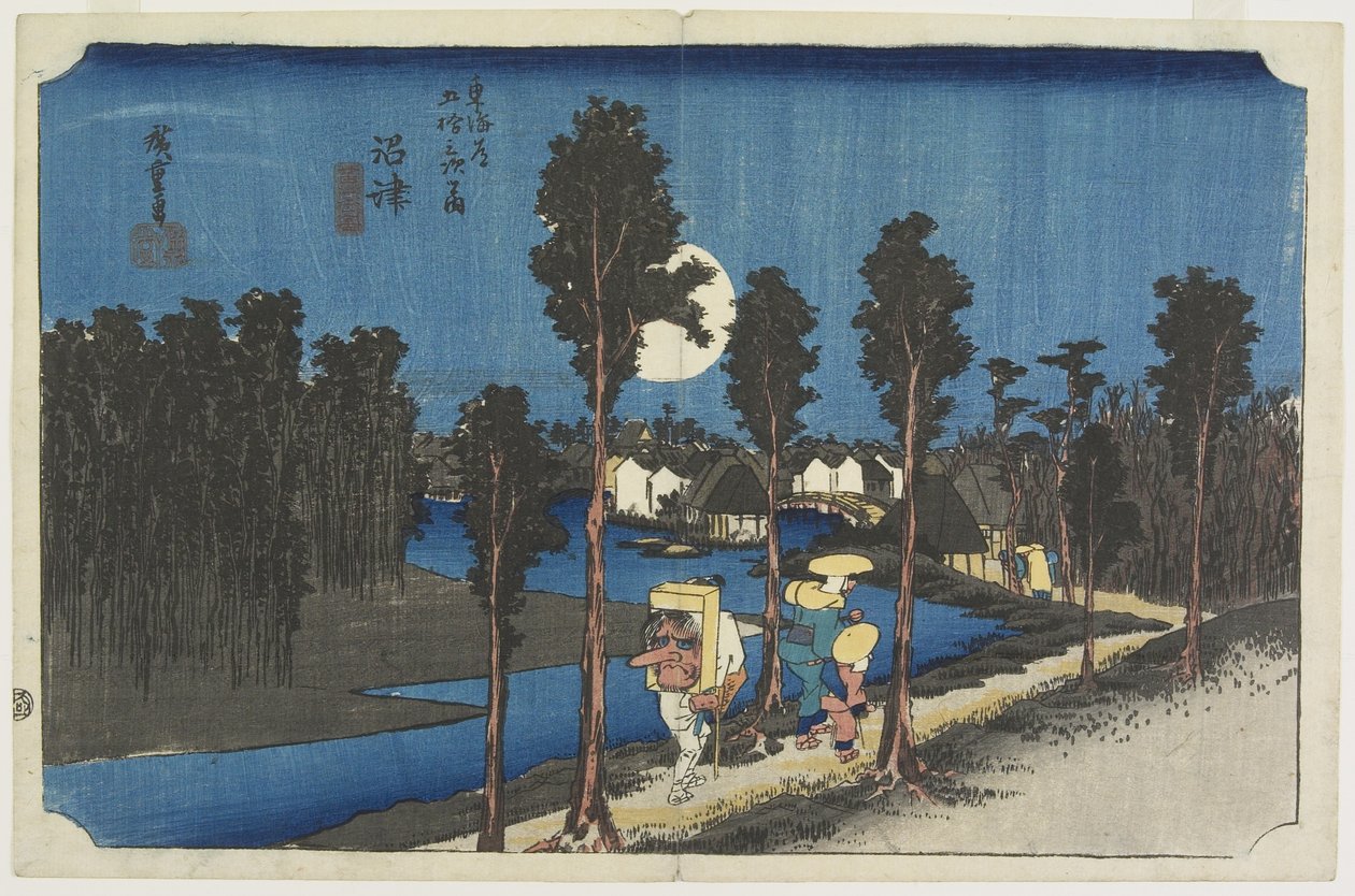 Alacakaranlık Sahnesi, Numazu, c. 1833 by Utagawa Hiroshige