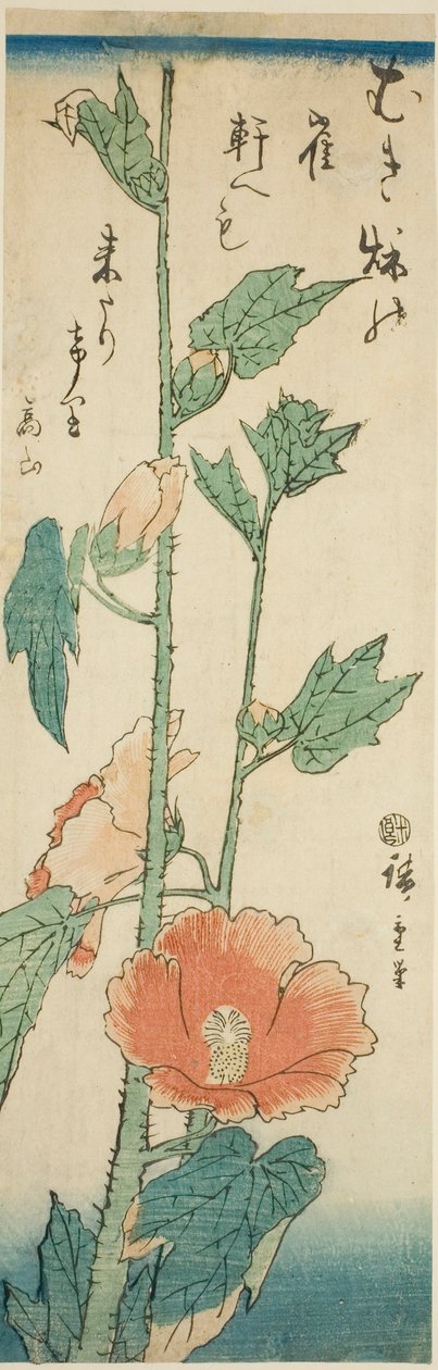 Ebegümeci by Utagawa Hiroshige