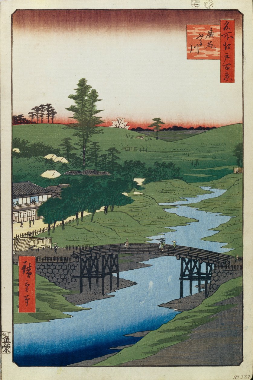 Furukawa Nehri Üzerinde Hiroo Edo