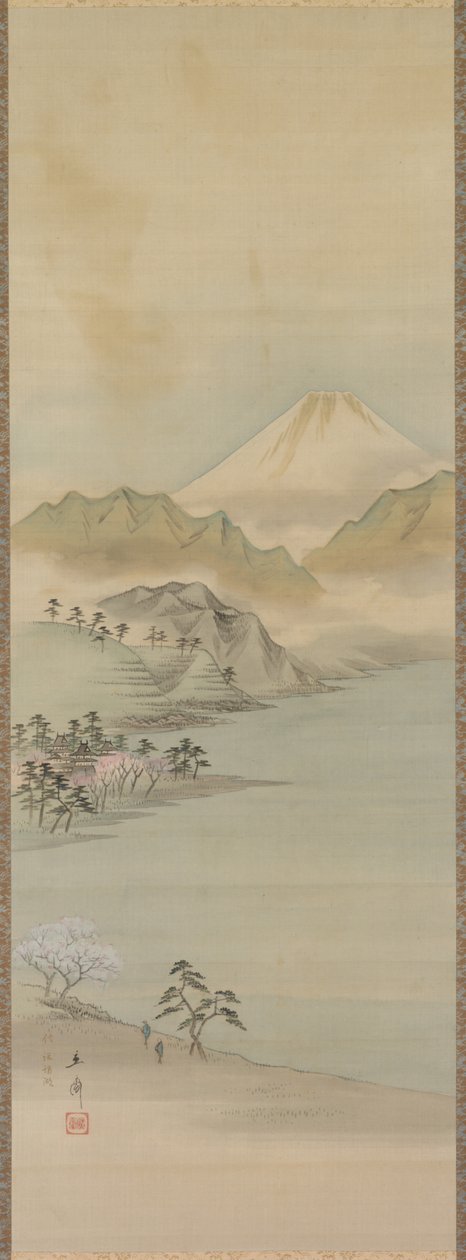 Suwa Gölü by Utagawa Hiroshige