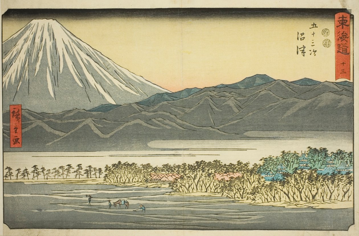 Numazu - Hayır. 13, Reisho Tokaido olarak da bilinen "Tokaido