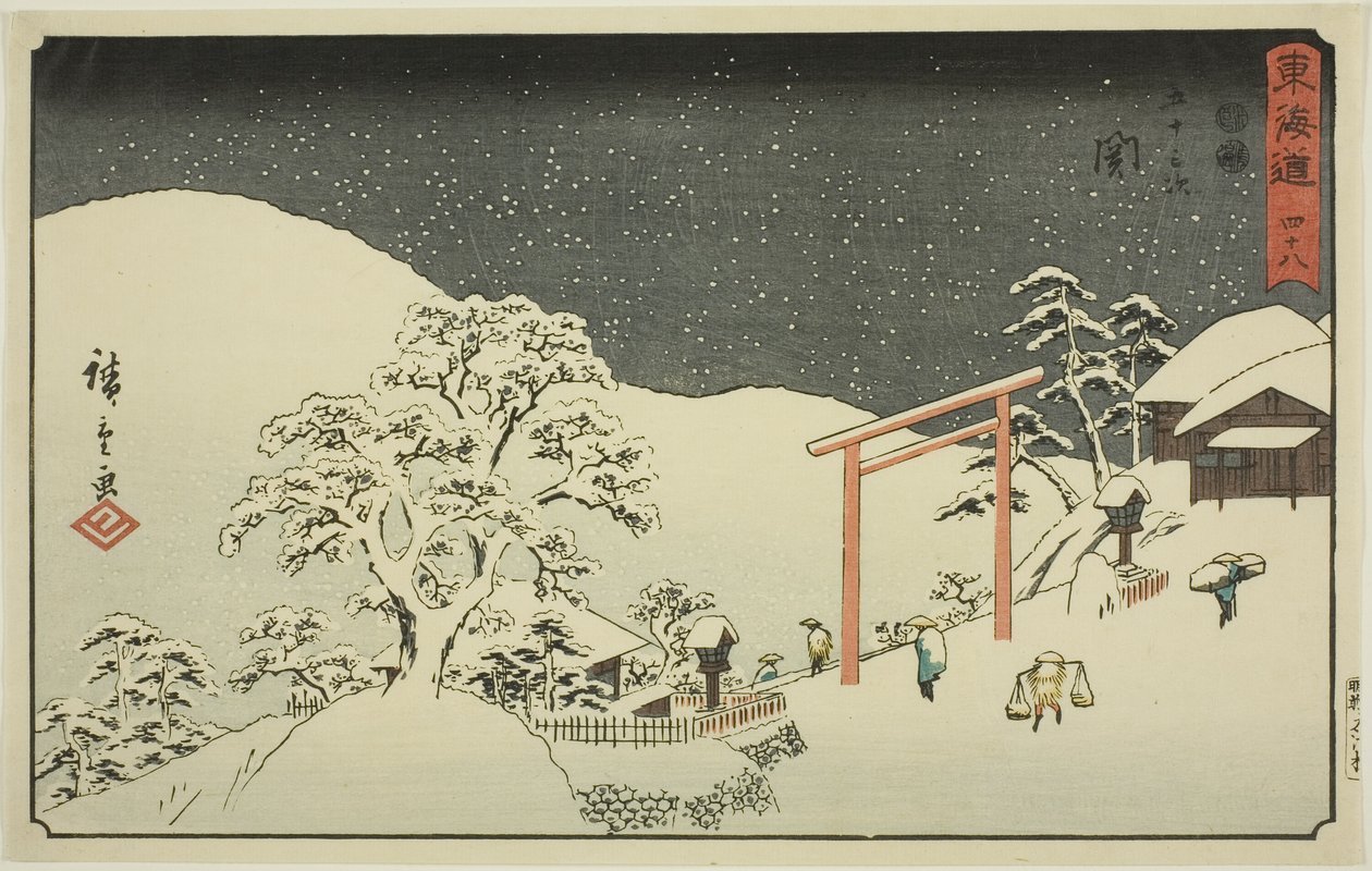 Seki - Hayır. 48, Reisho Tokaido olarak da bilinen "Tokaido