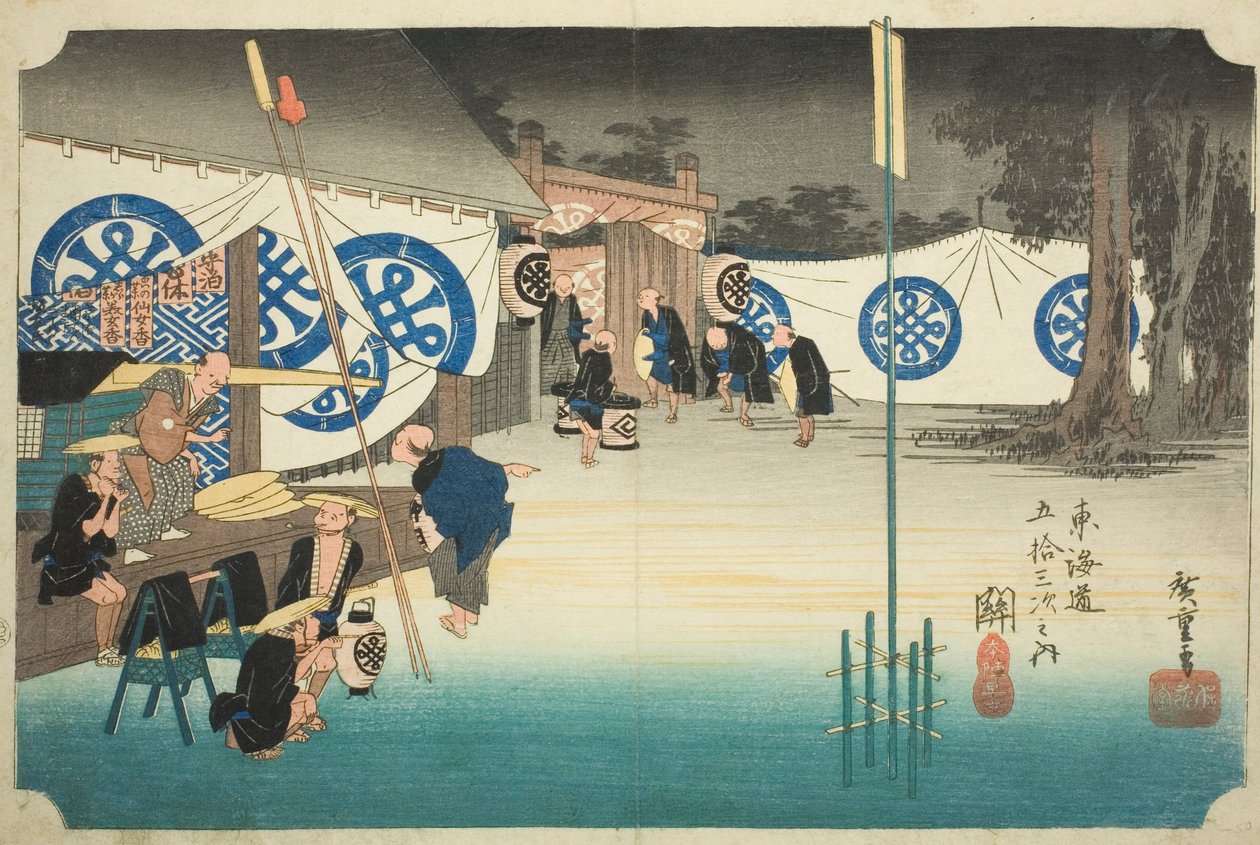 Seki: Hoeido Tokaido olarak da bilinen "Tokaido