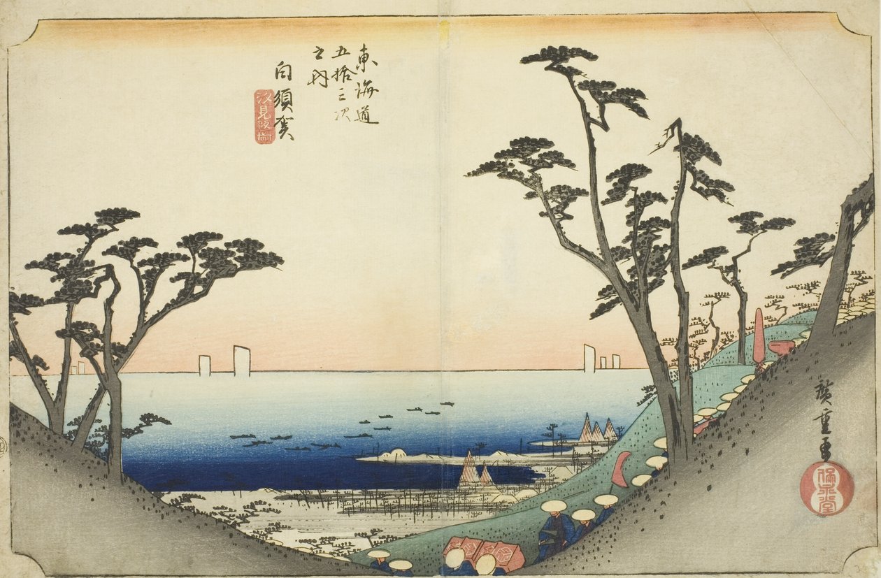 Shirasuka: Hoeido Tokaido olarak da bilinen "Tokaido