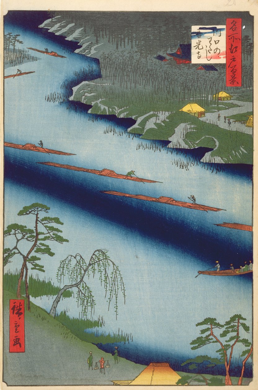 Kawaguchi Feribotu ve Zenkoji Tapınağı, Edo
