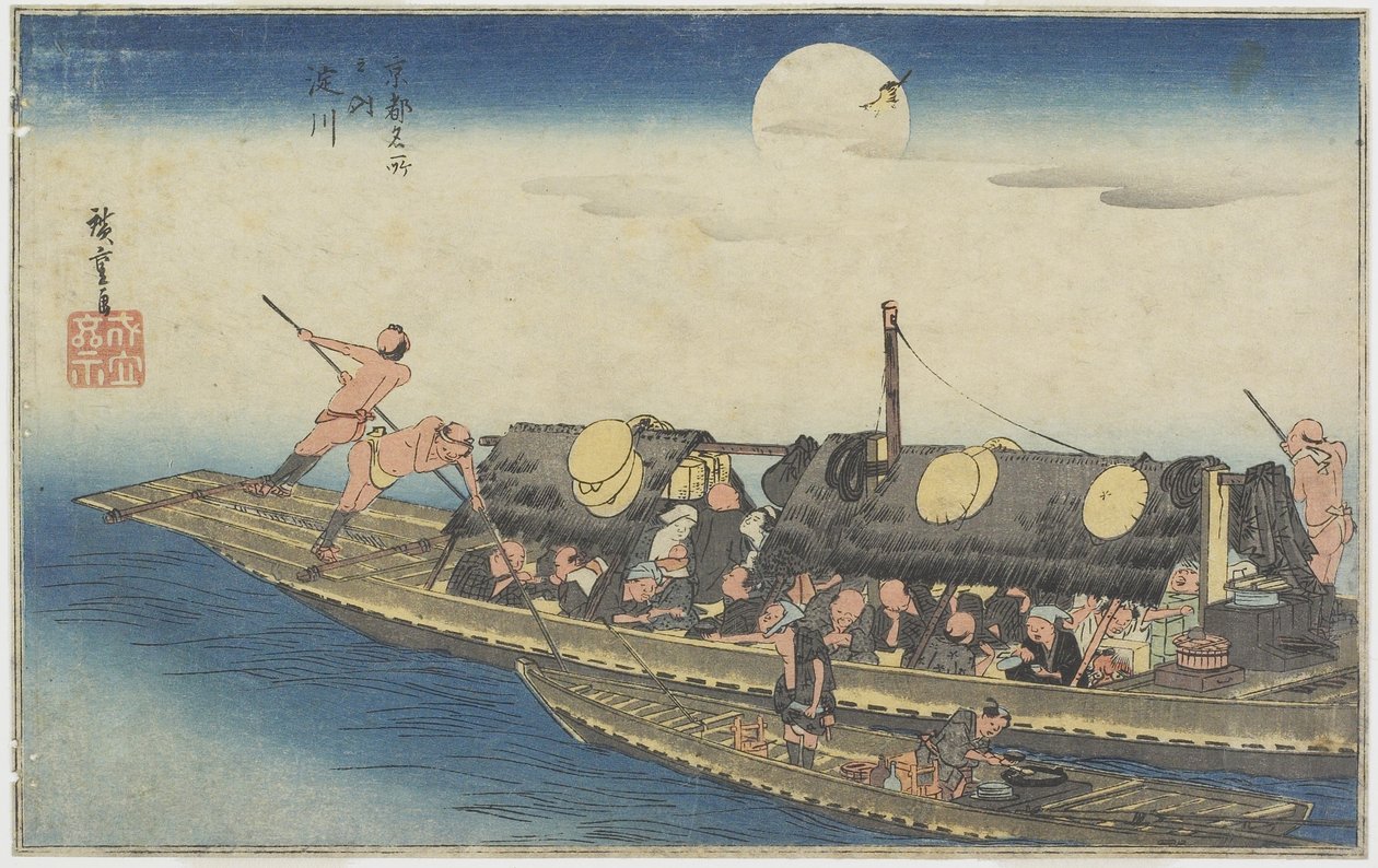 Yodo Nehri, 1834 dolayları by Utagawa Hiroshige