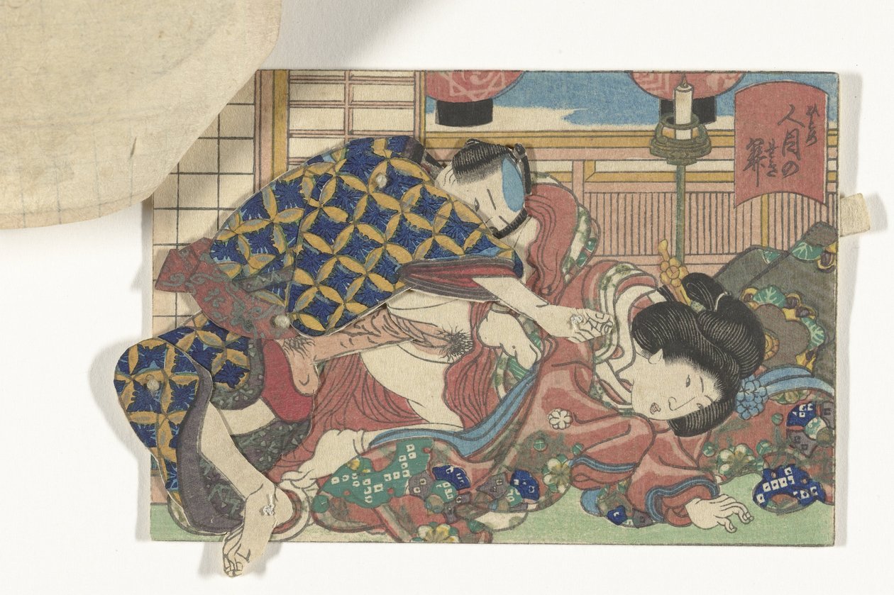 Hareketli erotik baskı by Utagawa Kunisada (I)