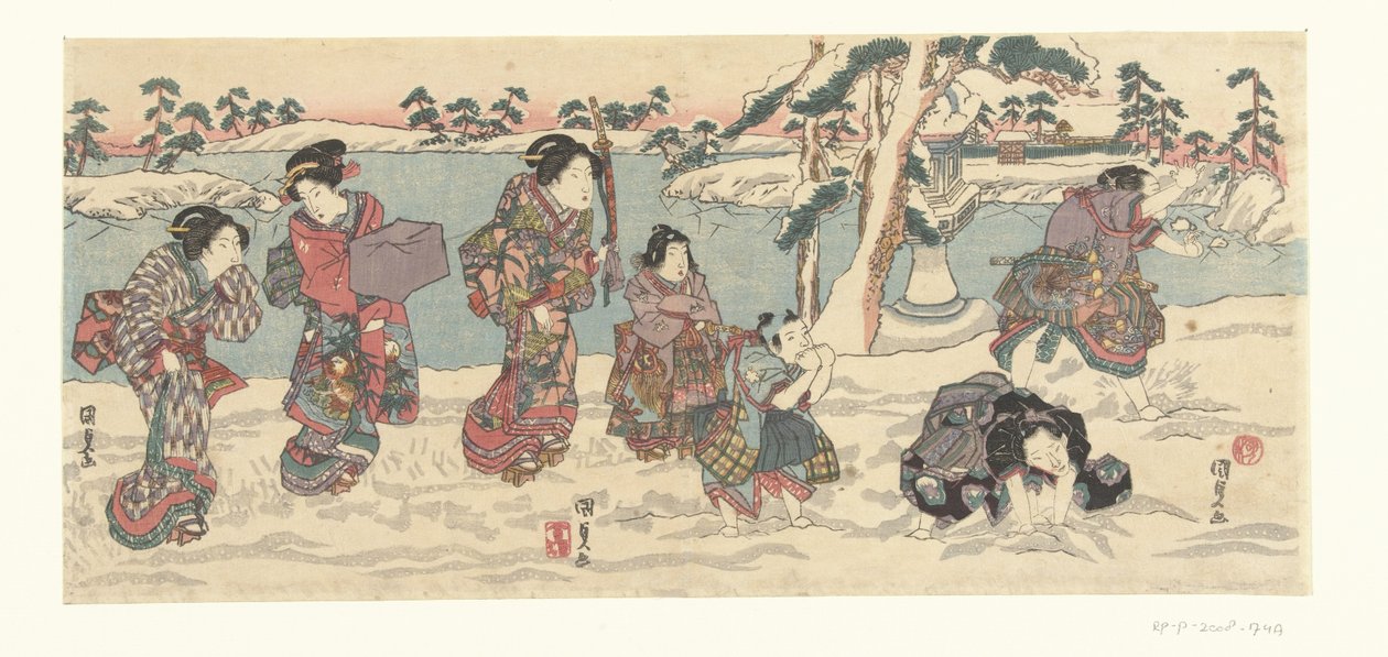 kartopu atmak by Utagawa Kunisada (I)