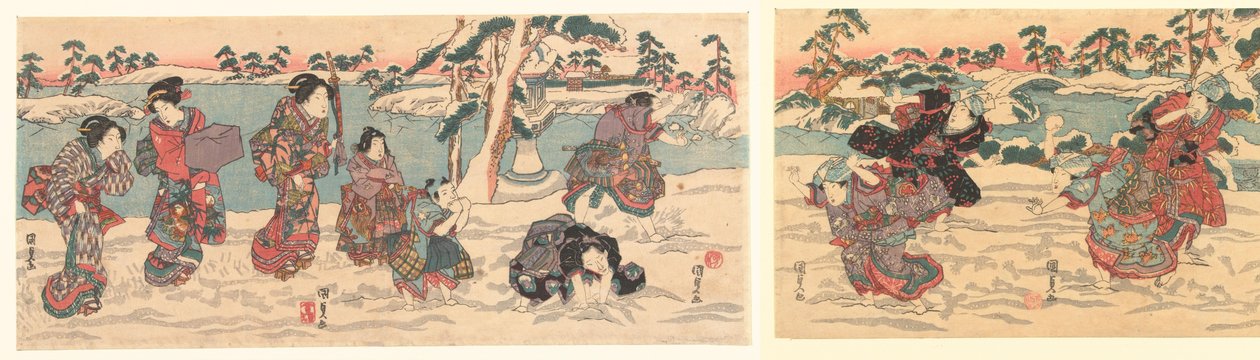 kartopu atmak by Utagawa Kunisada (I)