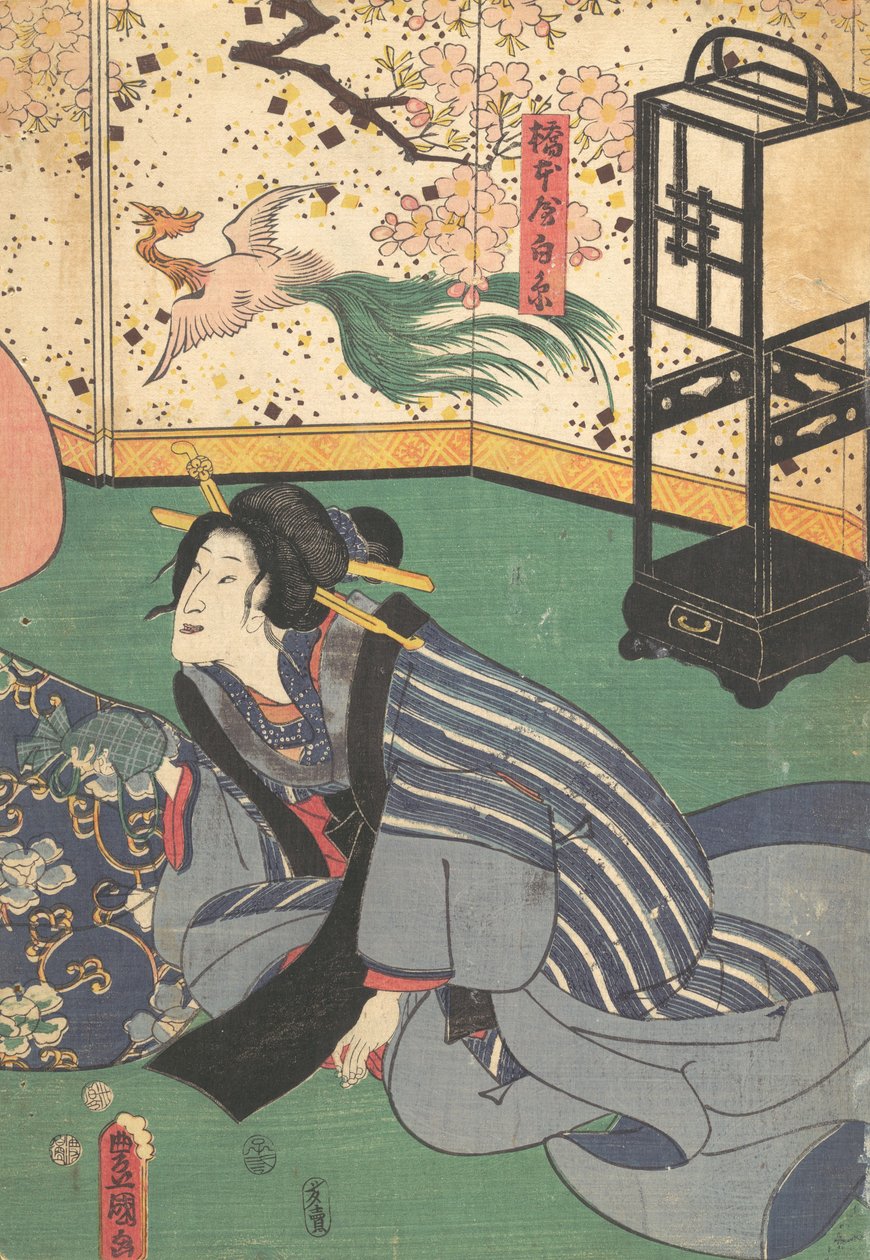 Baskı, 19. yüzyıl., 19. yüzyıl. by Utagawa Kunisada