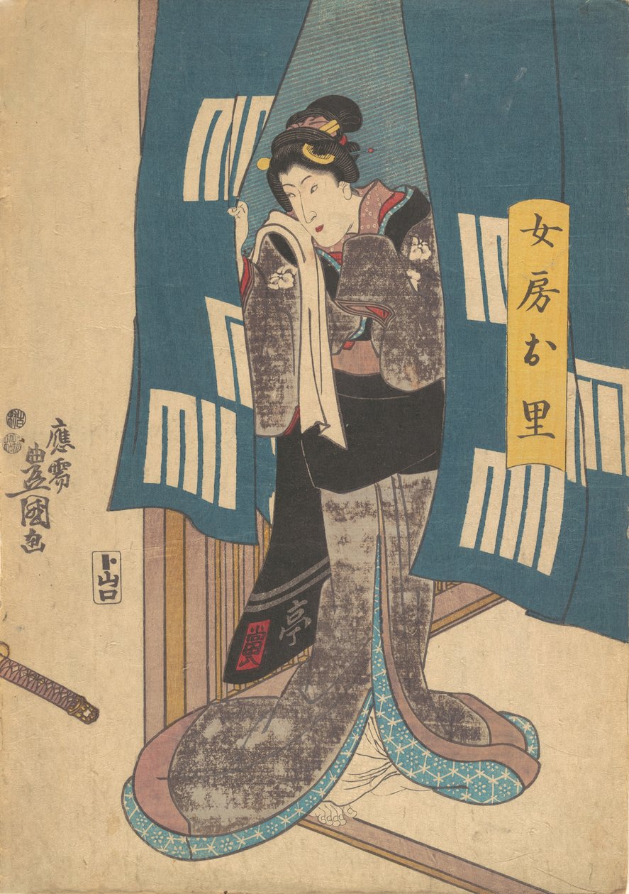 Baskı, 19. yüzyıl., 19. yüzyıl. by Utagawa Kunisada
