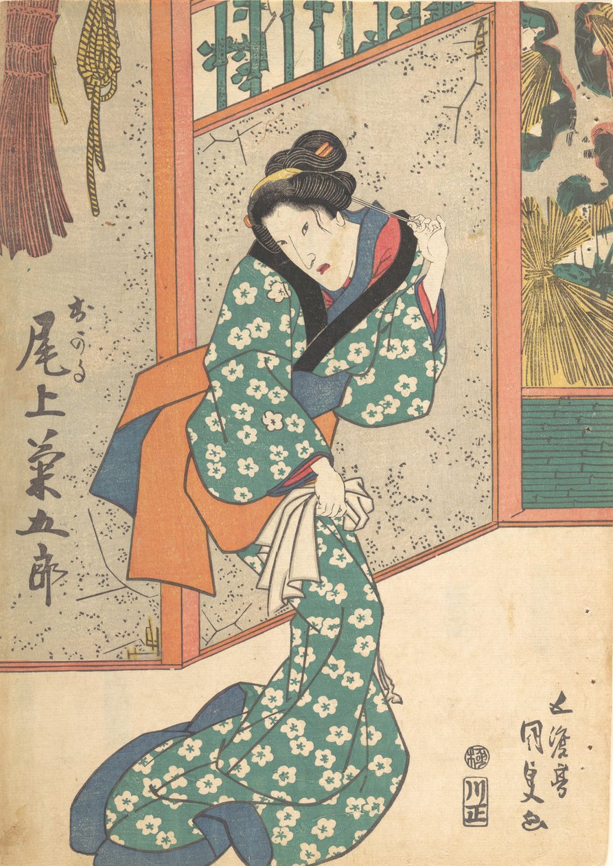 Baskı, 19. yüzyıl., 19. yüzyıl. by Utagawa Kunisada
