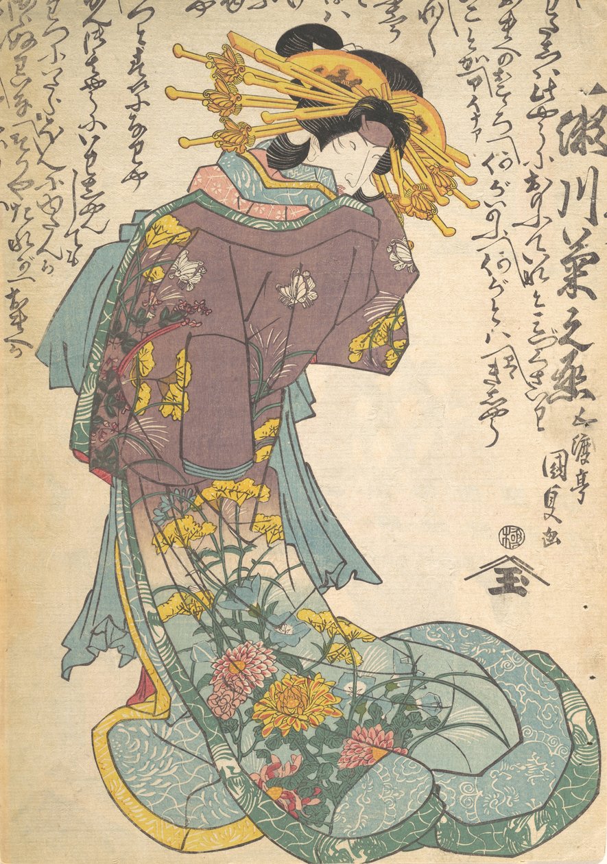 Baskı, 19. yüzyıl., 19. yüzyıl. by Utagawa Kunisada