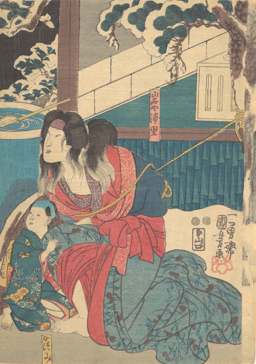Baskı, 19. yüzyıl., 19. yüzyıl. by Utagawa Kunisada