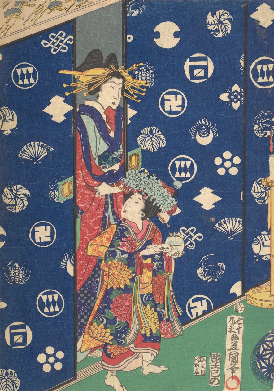 Baskı, 19. yüzyıl., 19. yüzyıl. by Utagawa Kunisada