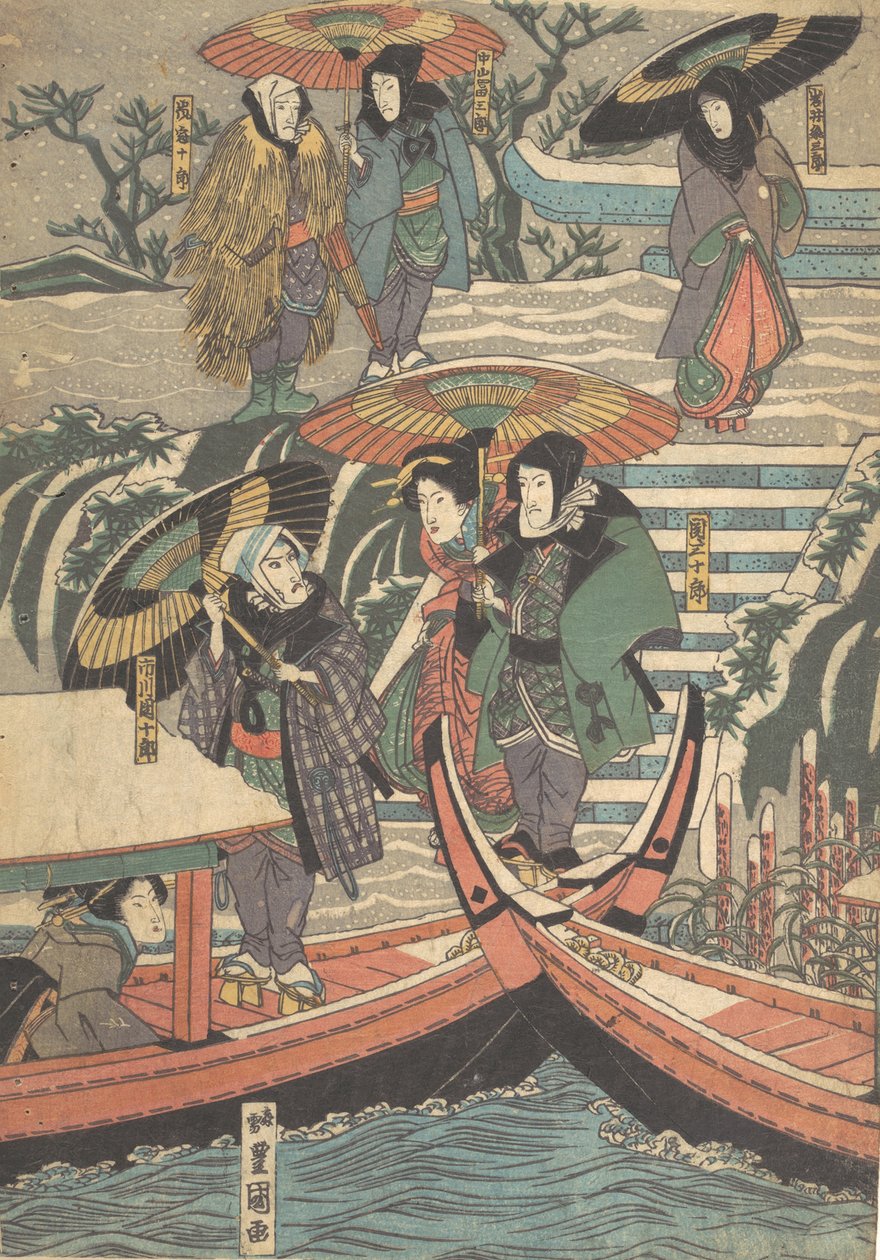 Baskı, 19. yüzyıl., 19. yüzyıl. by Utagawa Kunisada