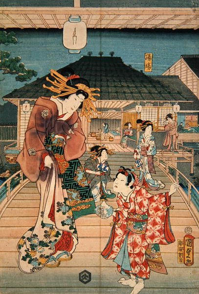 Bir genelevdeki sahne by Utagawa Kunisada II