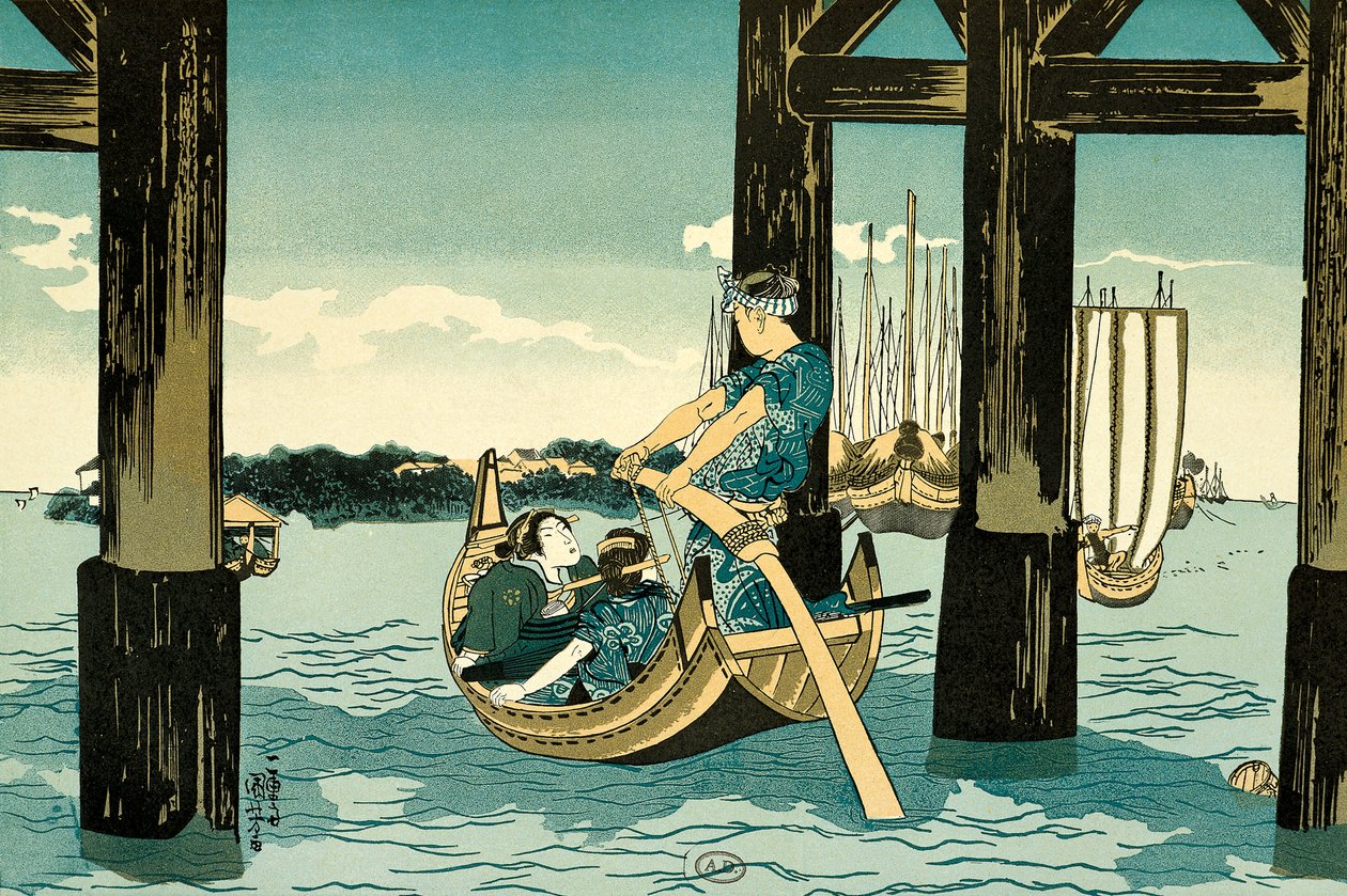 Tekne turları by Utagawa Kuniyoshi