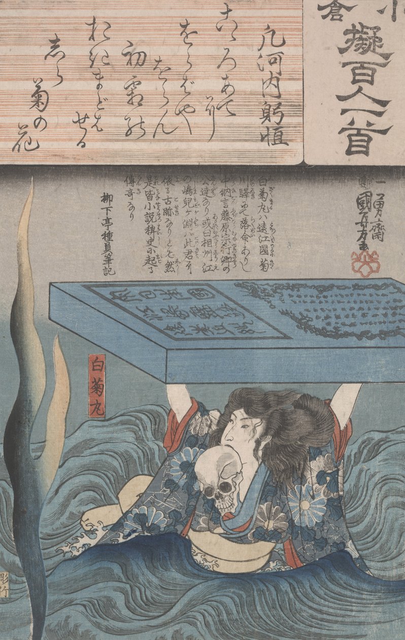 Yüz Şairin Ogura Taklidi by Utagawa Kuniyoshi