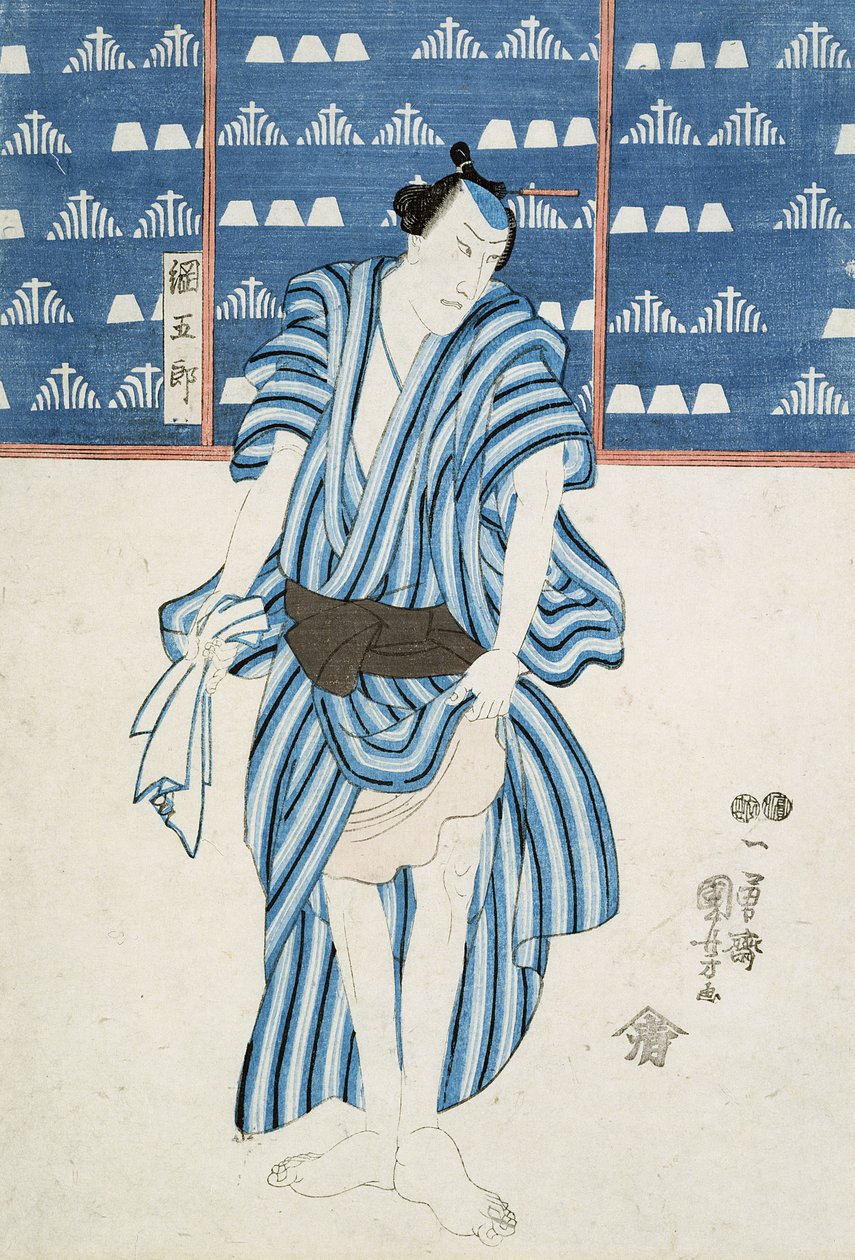 Tunagore Portresi (tahta baskı) by Utagawa Kuniyoshi