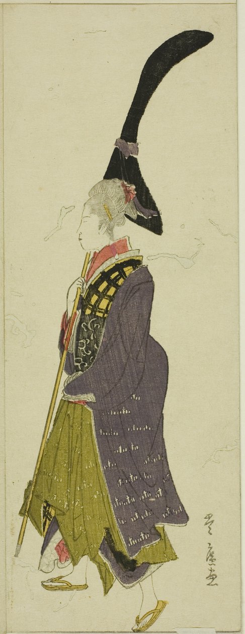 Bir daimyo alayı parodisi by Utagawa Toyohiro