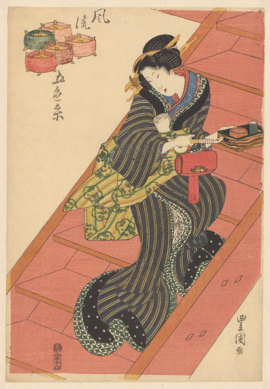 bir fahişe by Utagawa Toyokuni (I)