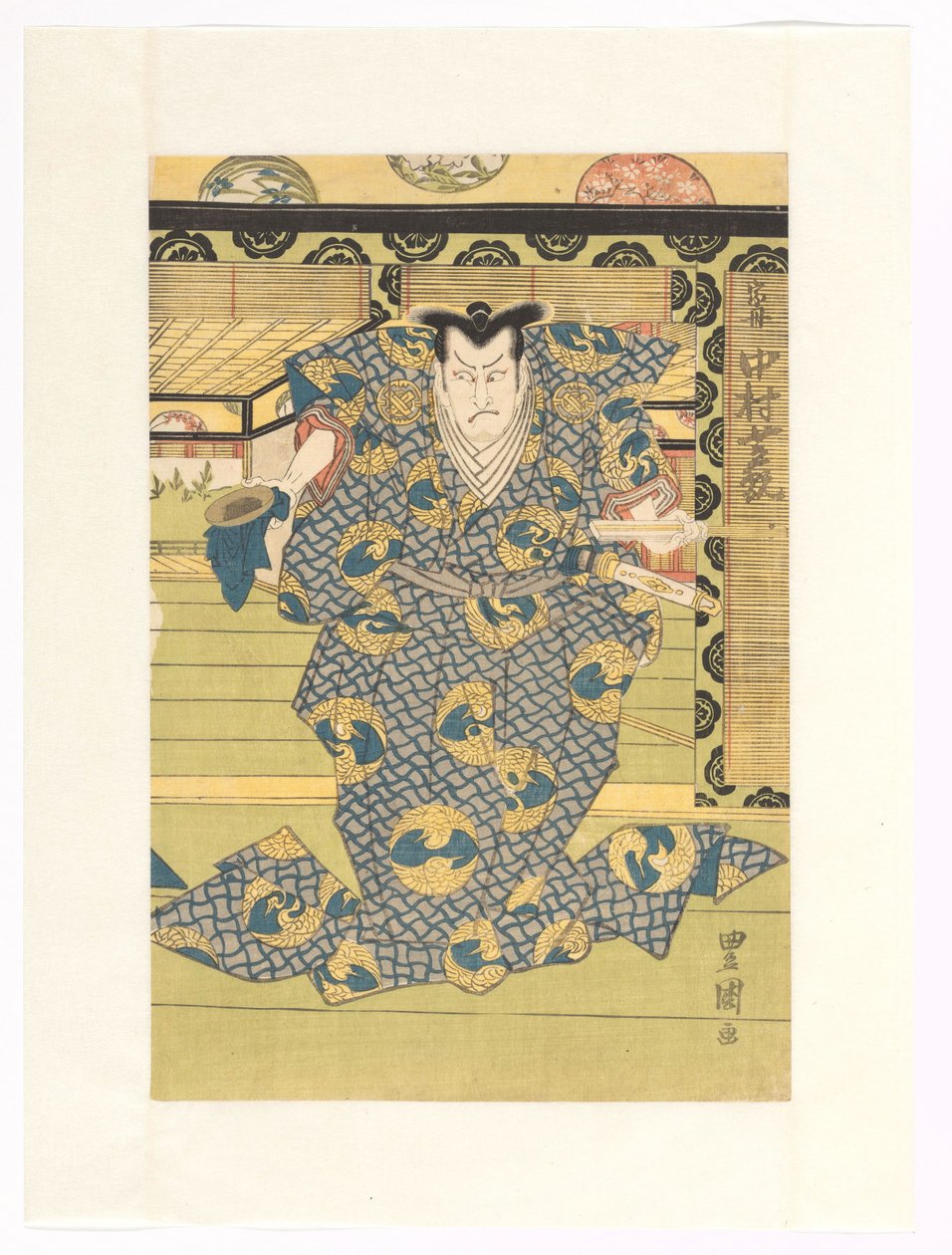 Oguri dikilmiş, makbuz mbin g imkansız by Utagawa Toyokuni (I)