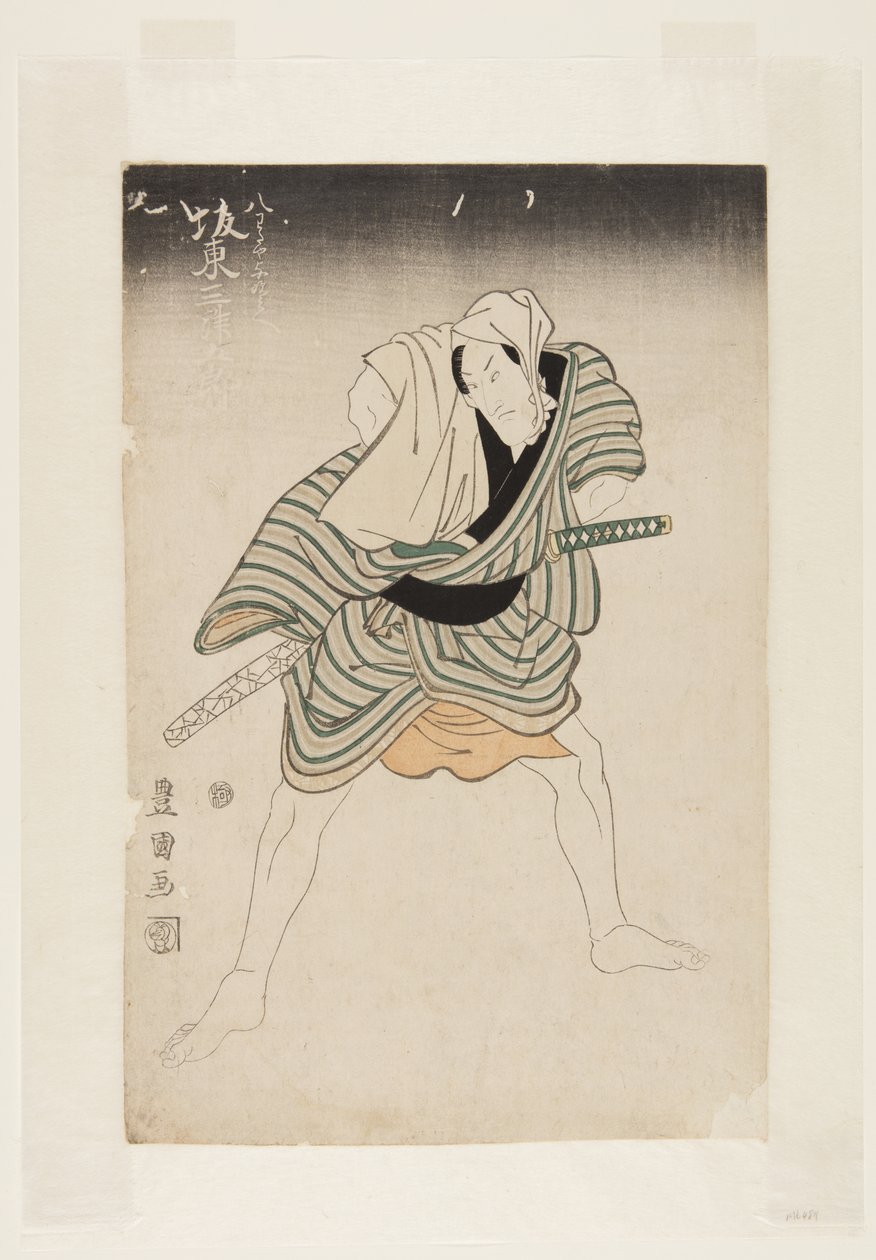 Aktör Bando Mitsugoro III (renkli tahta baskı) by Utagawa Toyokuni