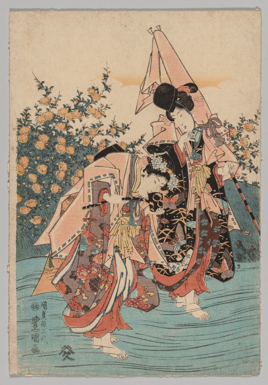 aktörler by Utagawa Toyokuni