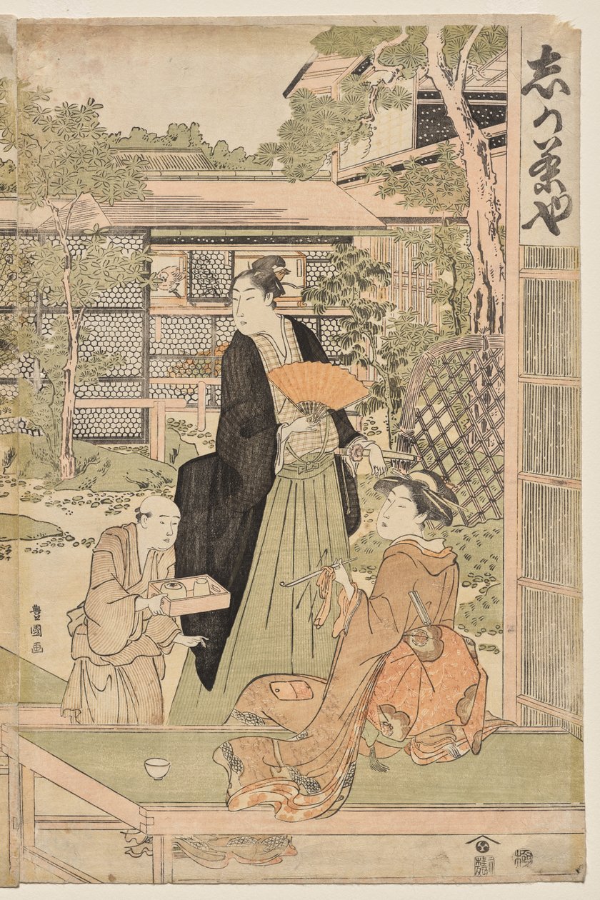 Shika Çayevi by Utagawa Toyokuni