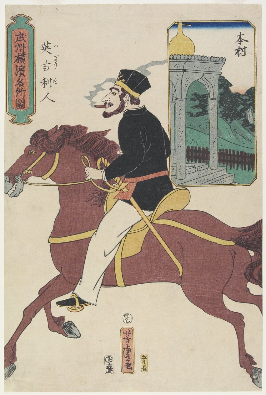 İngiliz adam by Utagawa Yoshitora