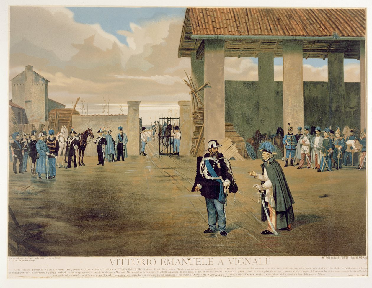 Vignale Ateşkes Antlaşması by V. Malinverno