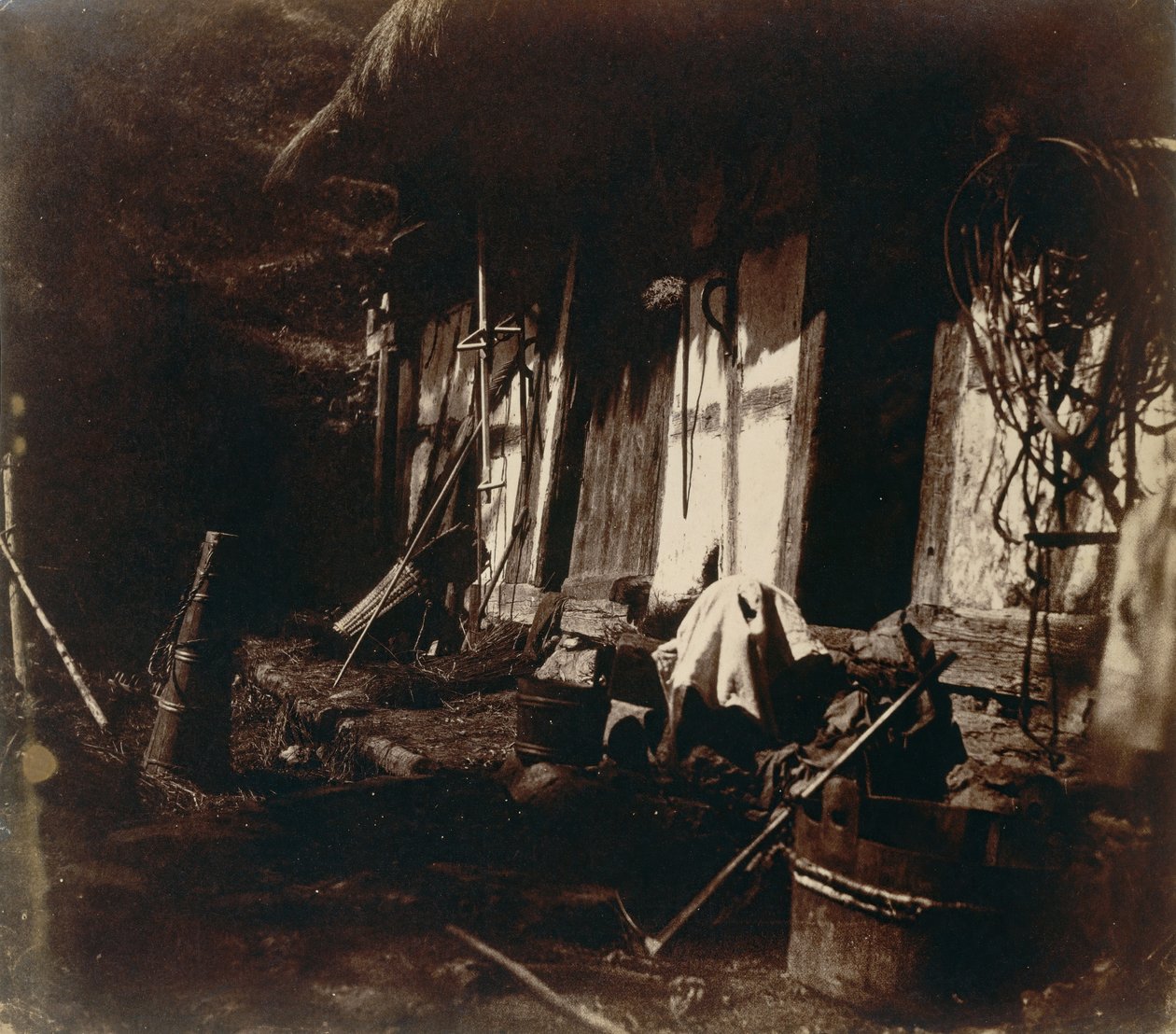 [Çiftlik Bahçesi Sahnesi], 1850-54. by V. Dijon