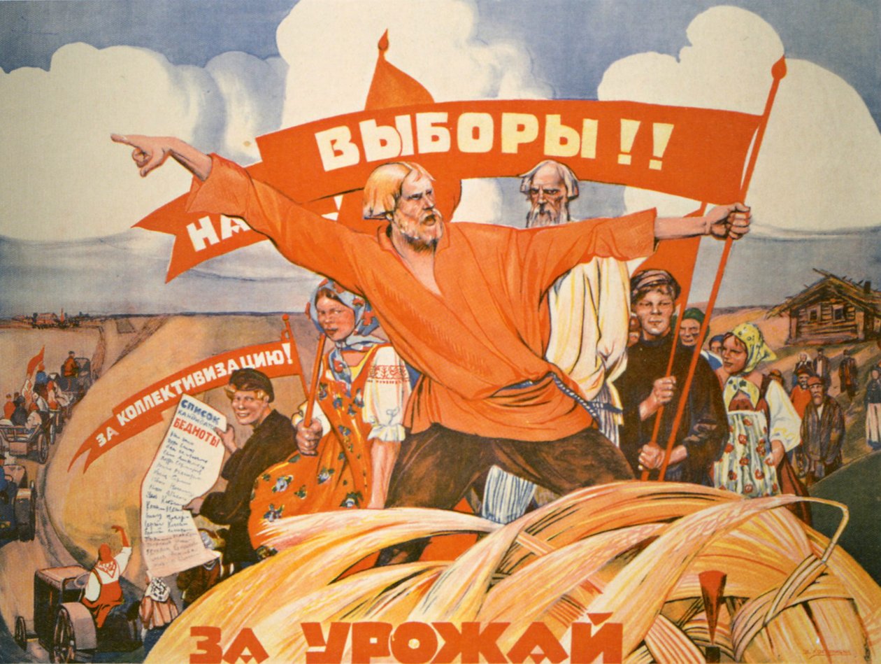 Rus Propaganda Afişi by V. Kostianitsyn