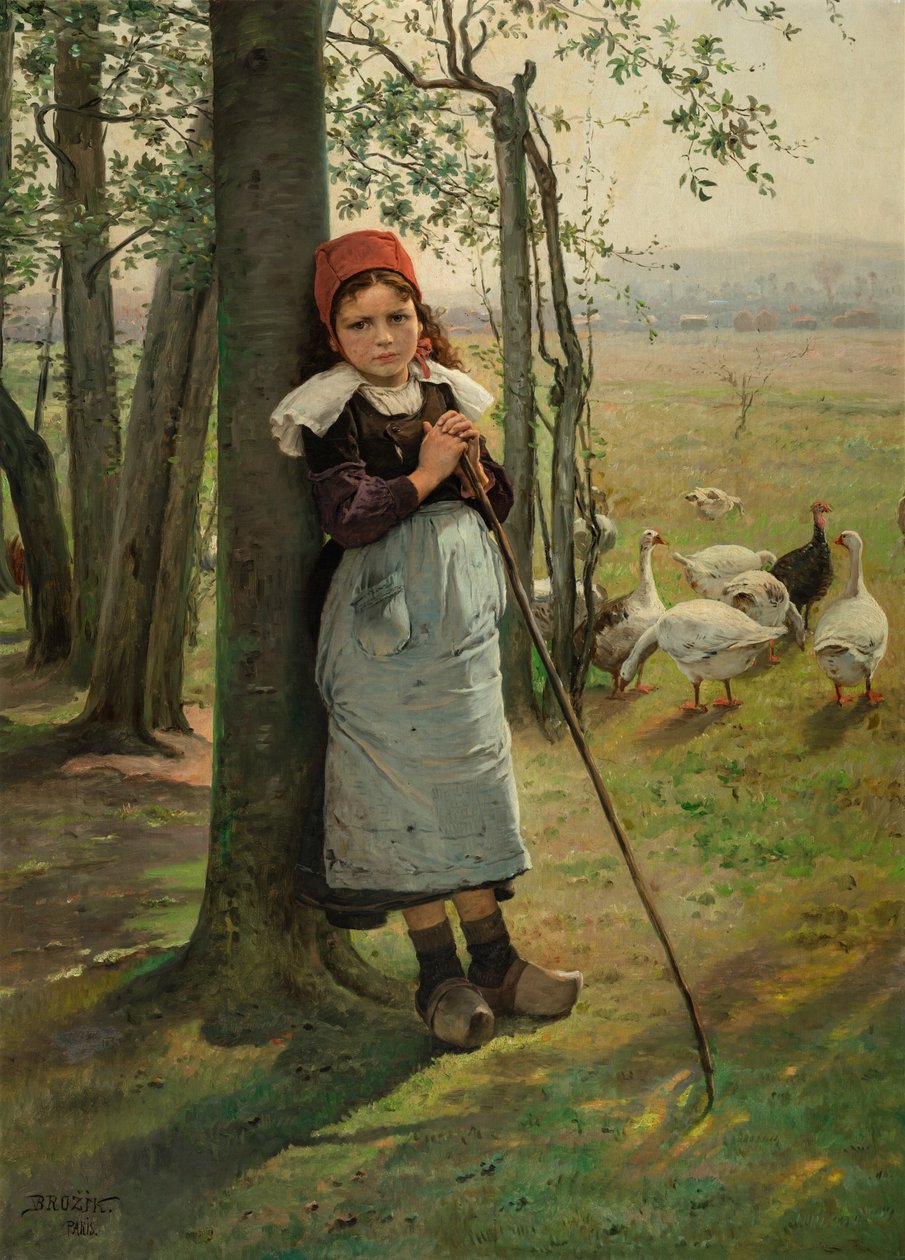 Kaz Kız, 1880 dolayları by Vaclav Brozik