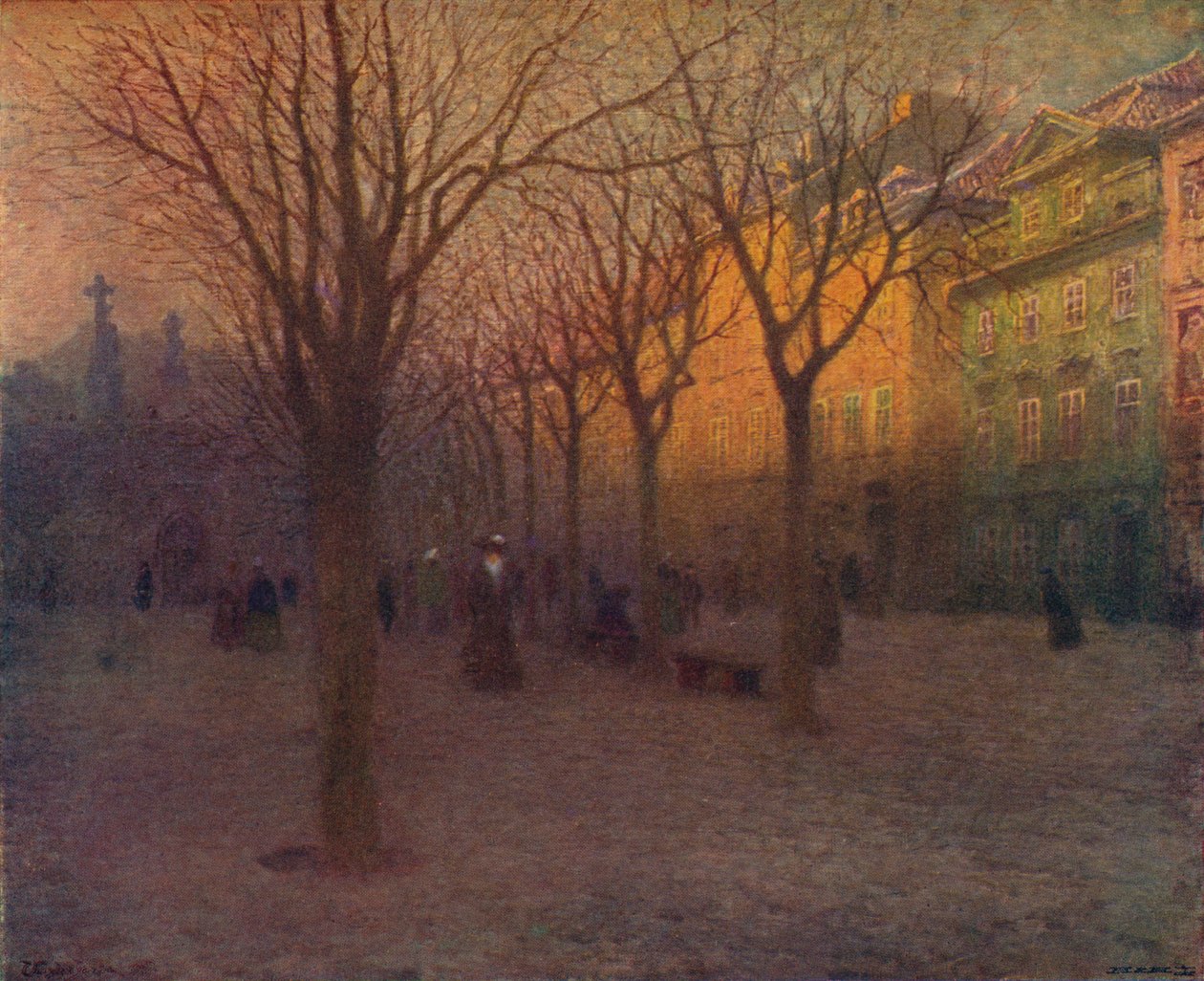 Kampa Adası, Prag, c1879-1906, 1906 by Vaclav Jansa